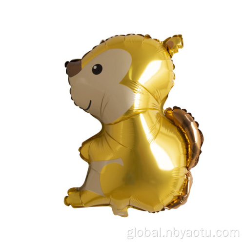 Happy Anniversary Foil Balloon squirrel animals inflatable air attractive balloon Factory